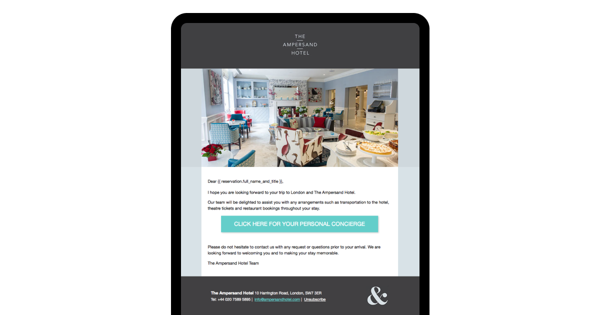 hotel personalization examples