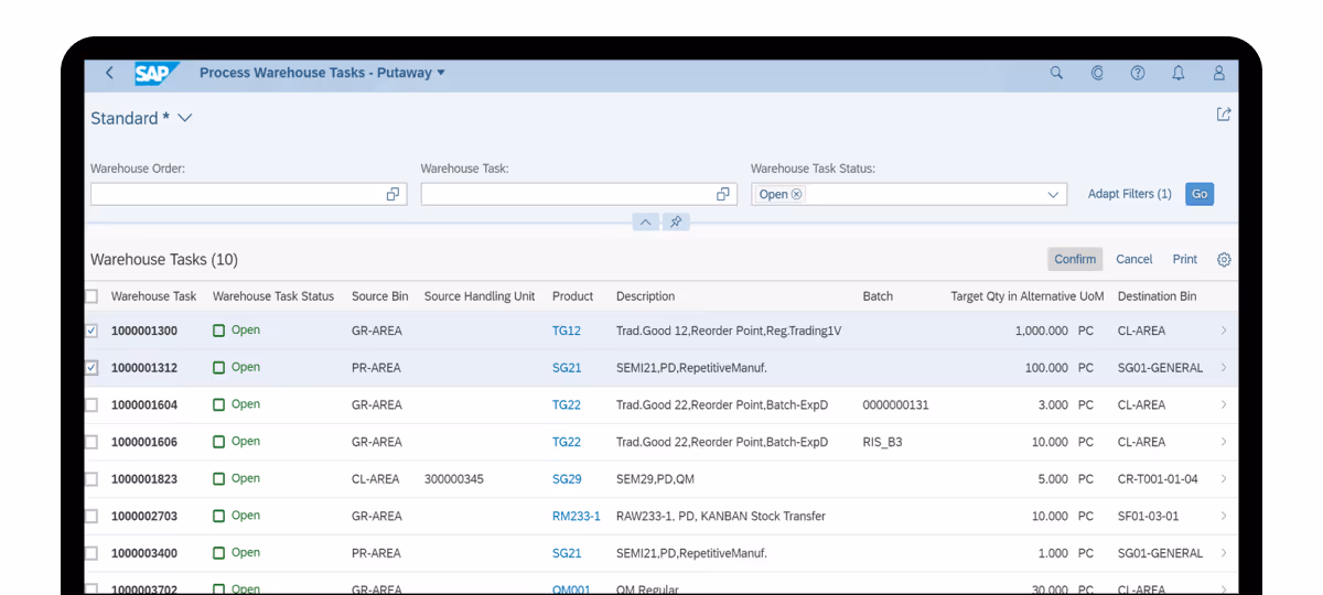 SAP Extended Warehouse Management