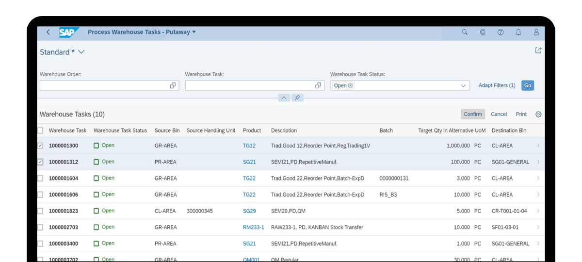 SAP Extended Warehouse Management