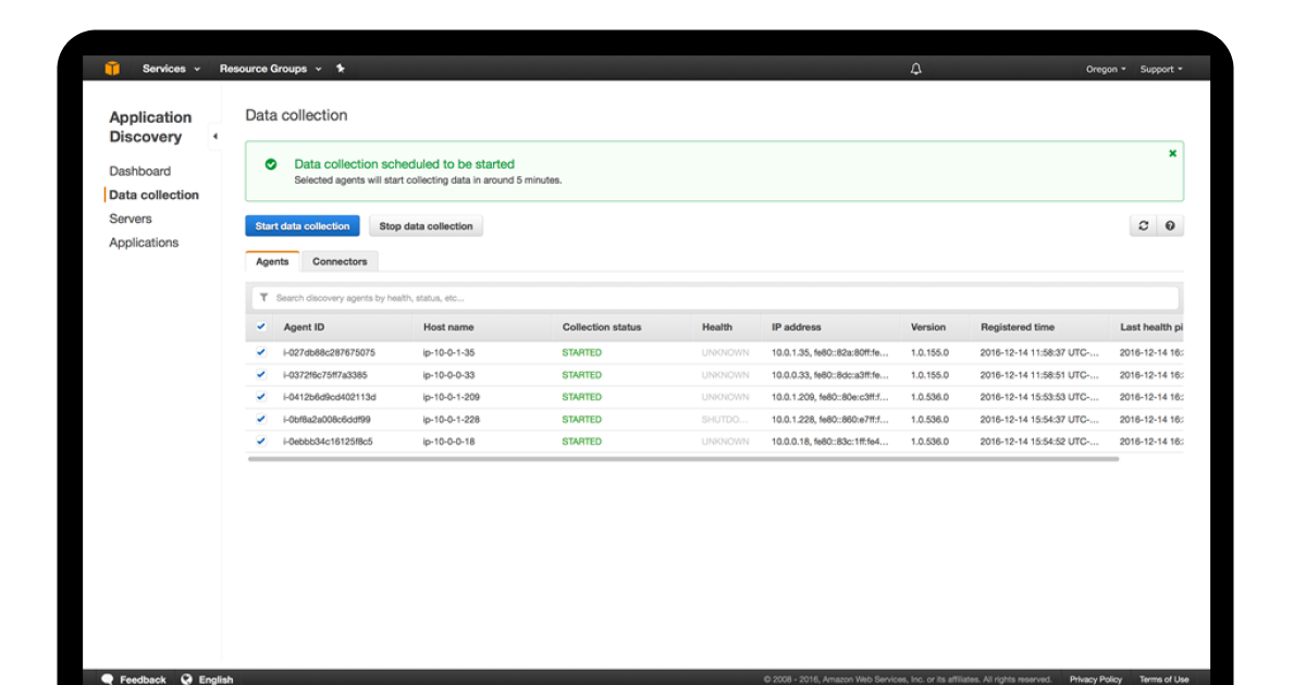 AWS Application Discovery Service