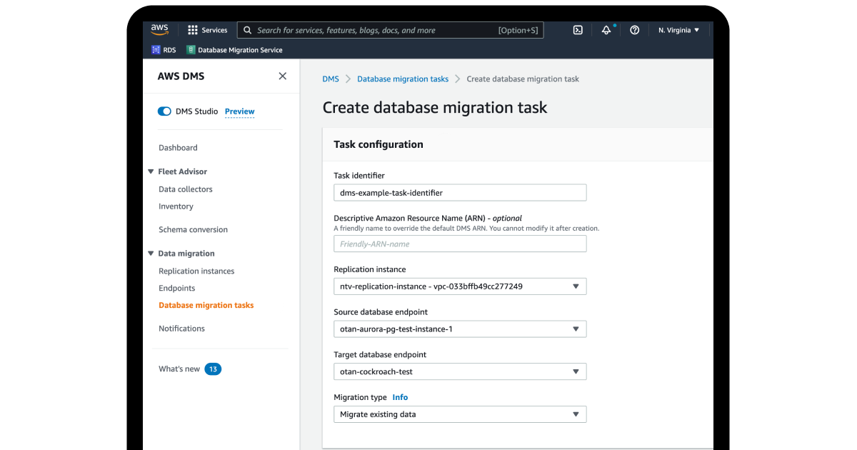 AWS Database Migration Service
