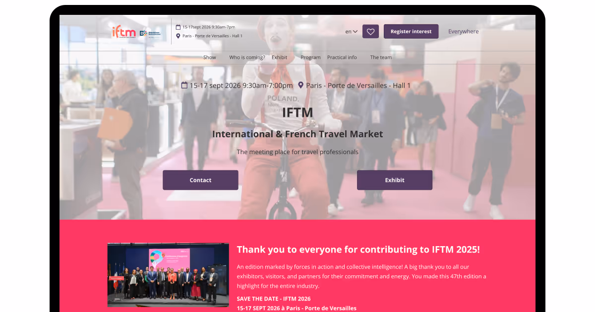 International & French Travel Market