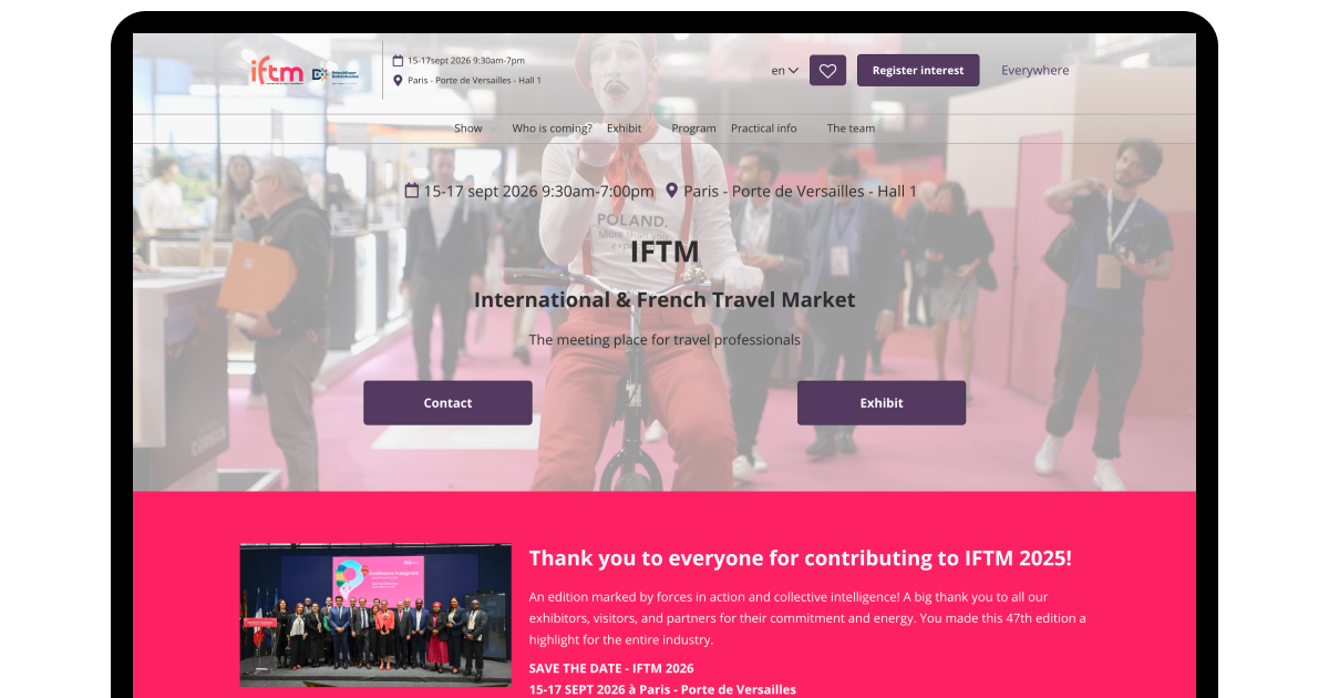 International & French Travel Market