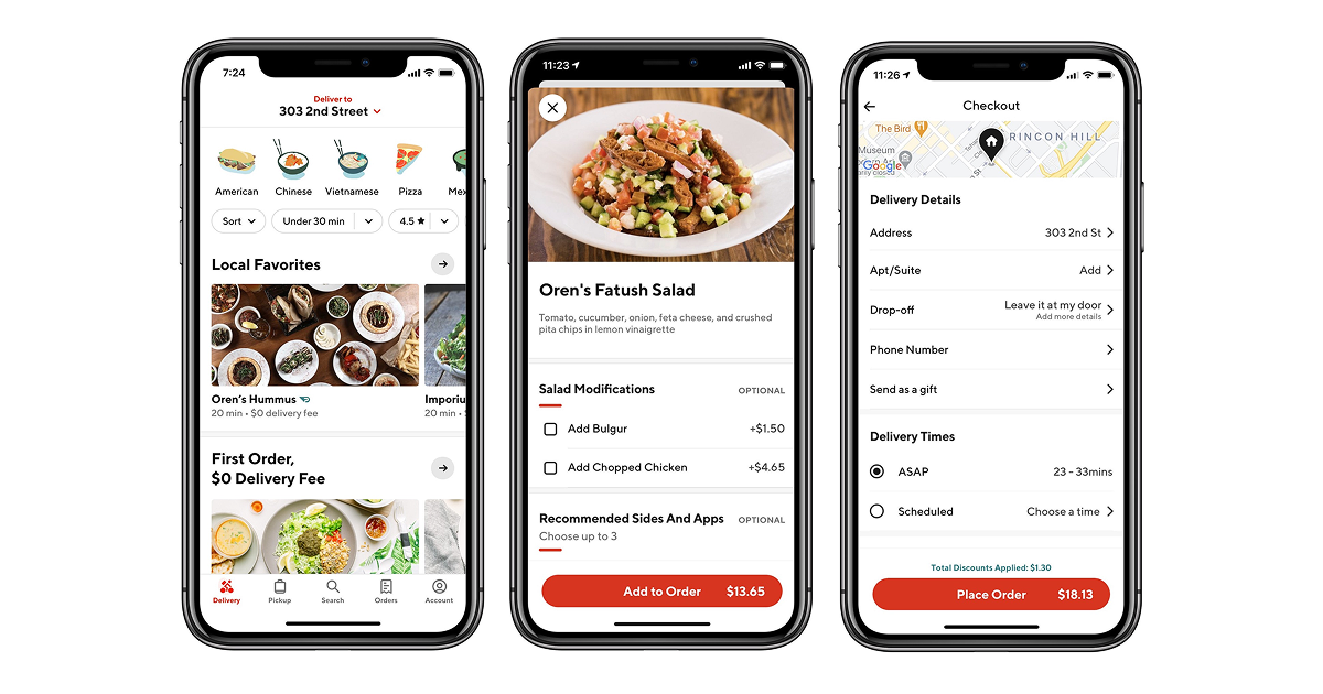 DoorDash app
