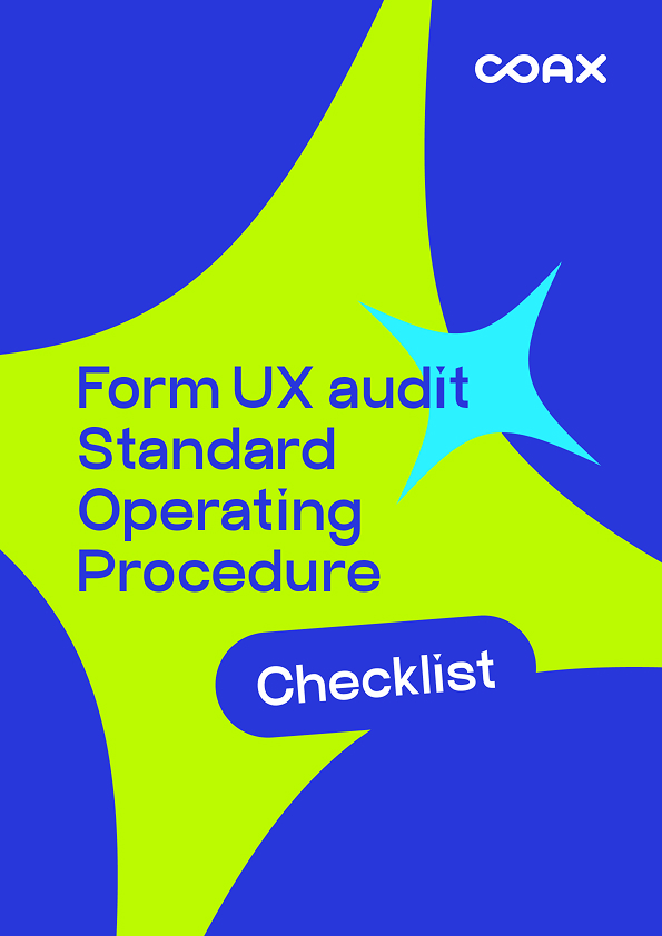 Form UX audit standard operating procedure