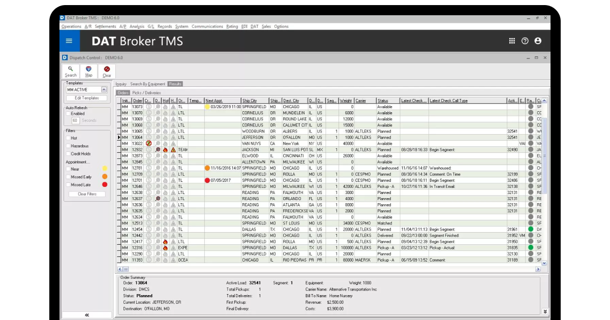 DAT Broker TMS
