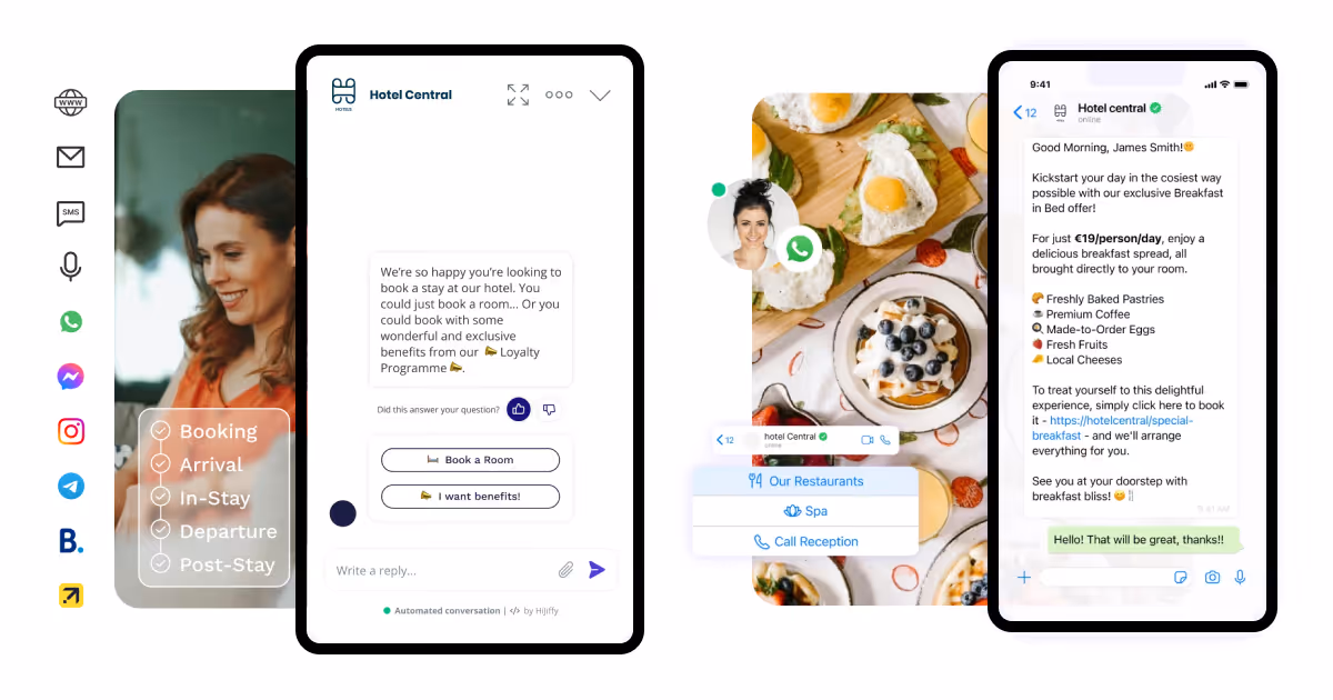 HiJiffy's AI Booking Assistant
