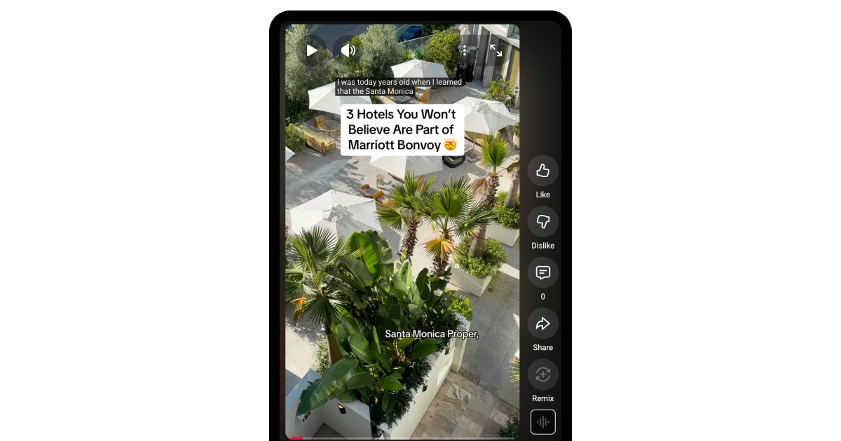 Marriott Bonvoy TikTok