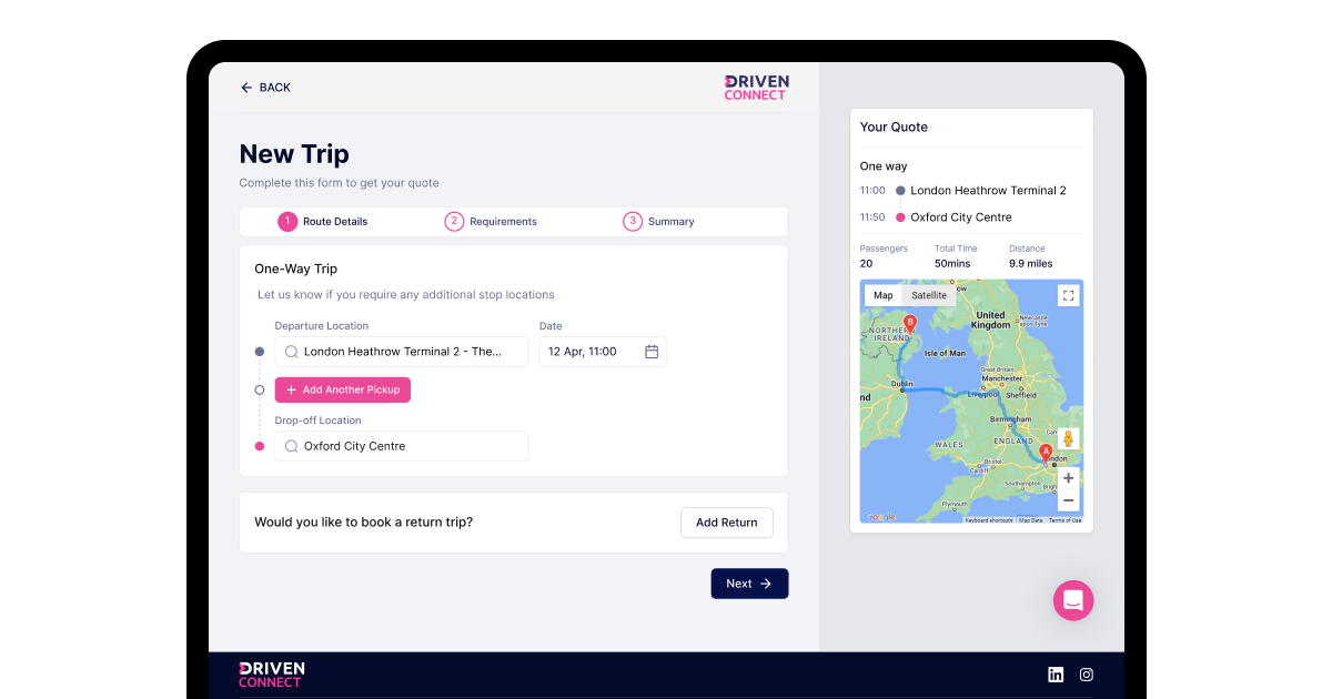 coach booking network