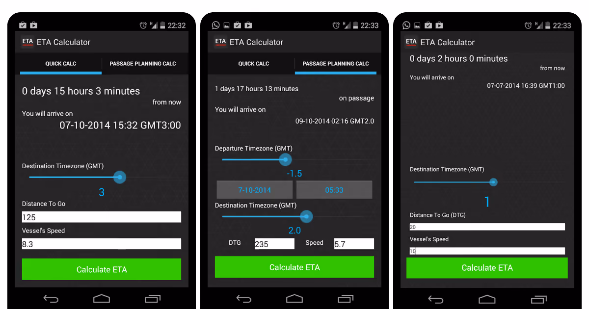 ETA Calculator