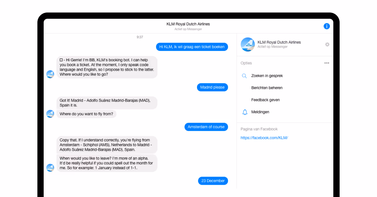 KLM AI
