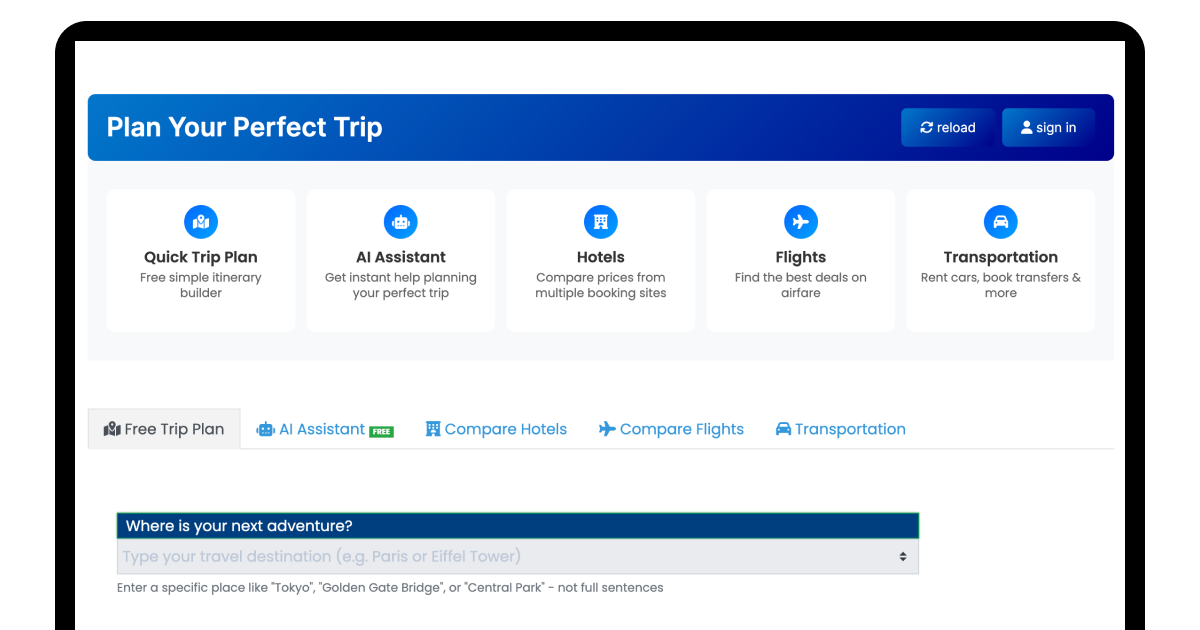 Trip Planner AI