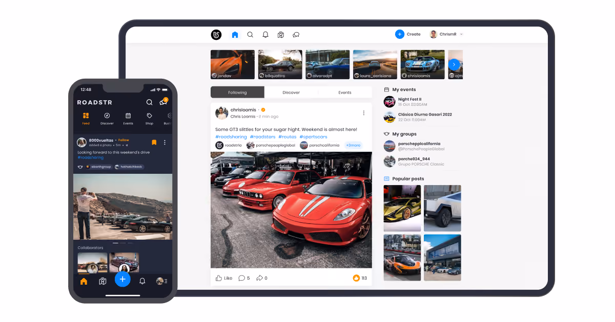 social platform for automotive users