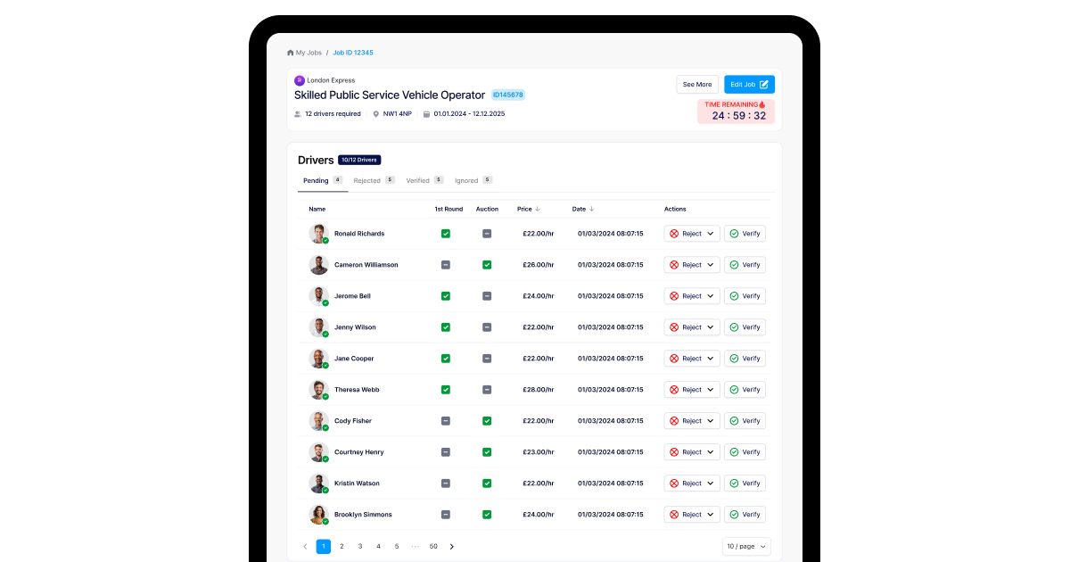 driver management system