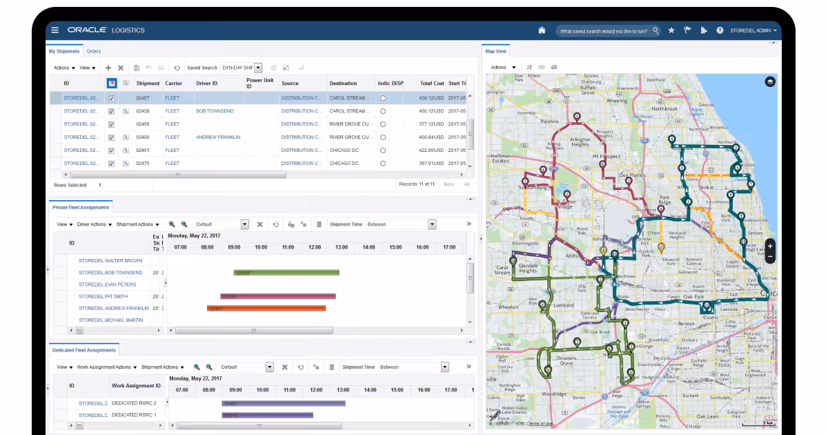 Oracle Transportation Management