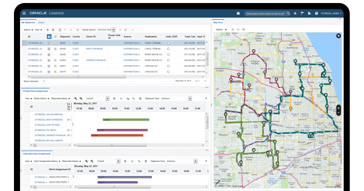Oracle Transportation Management