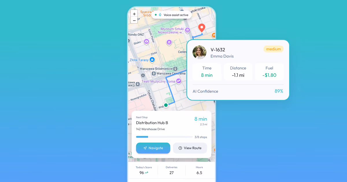 AI logistics app