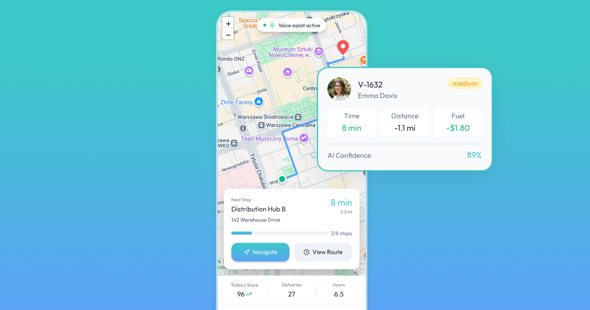 AI logistics app