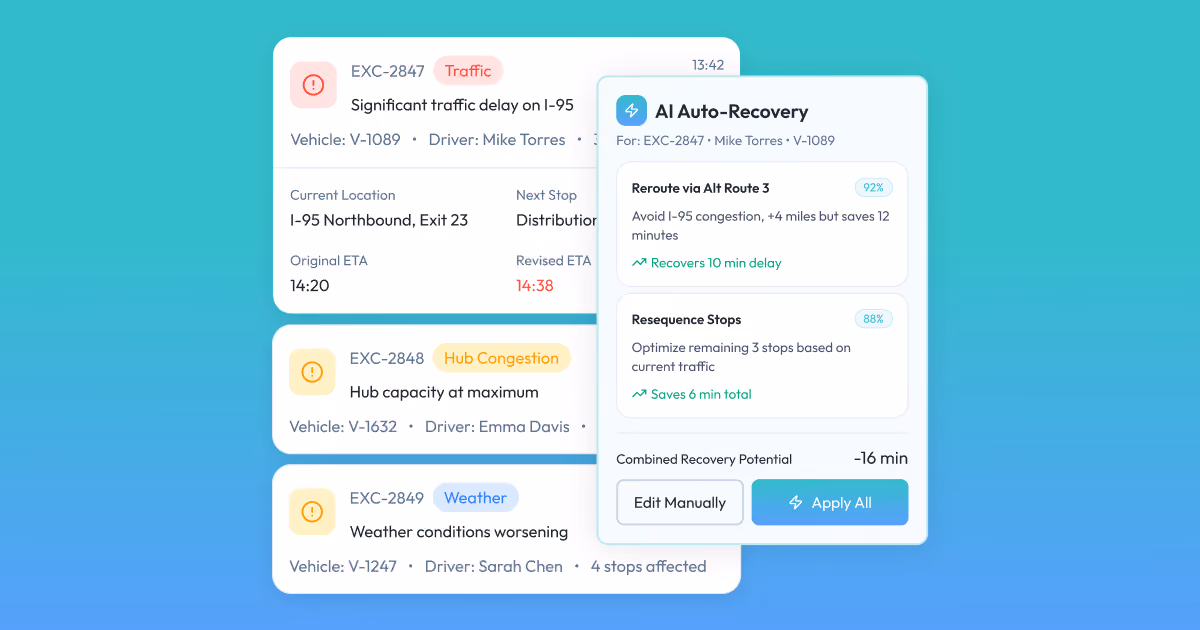 AI logistics software