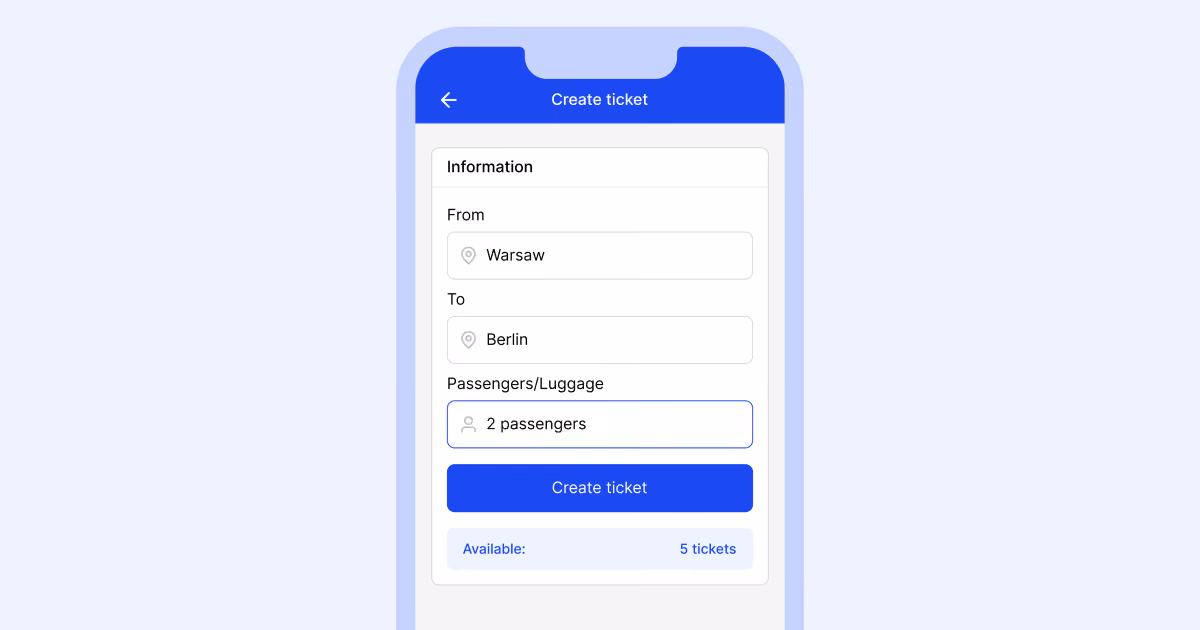 bus ticket booking app
