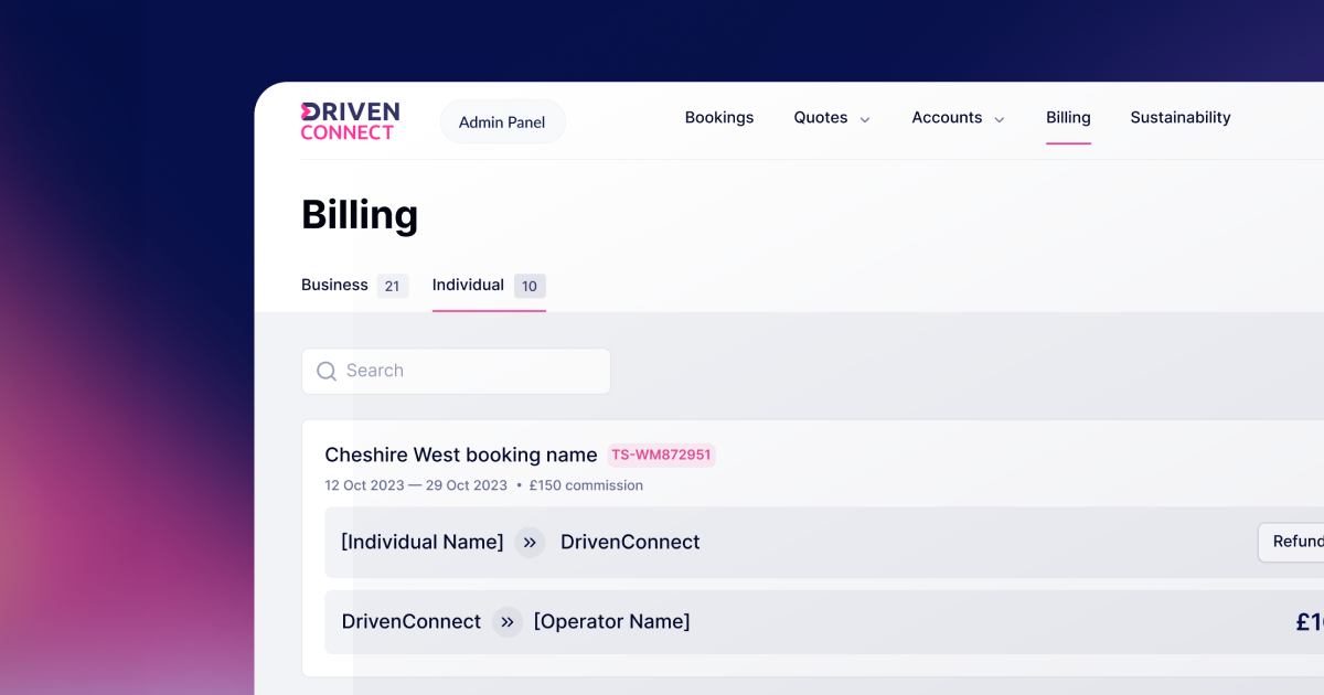 coach and minibus booking platform