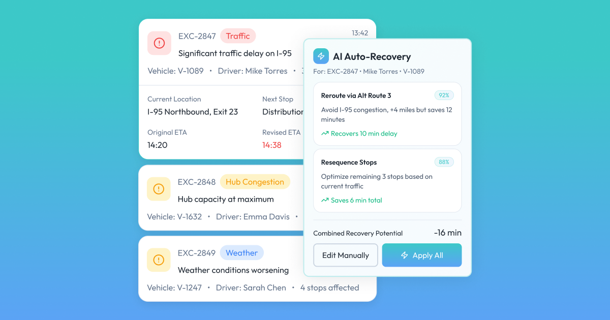 AI logistics software