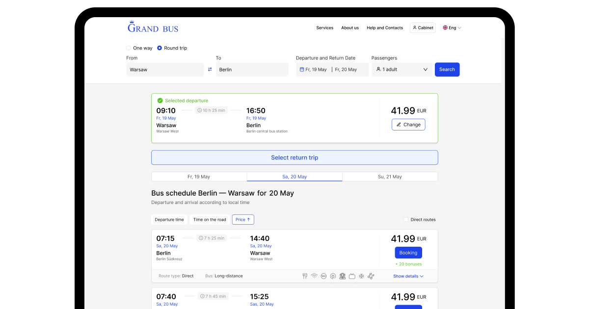 bus ticket booking software