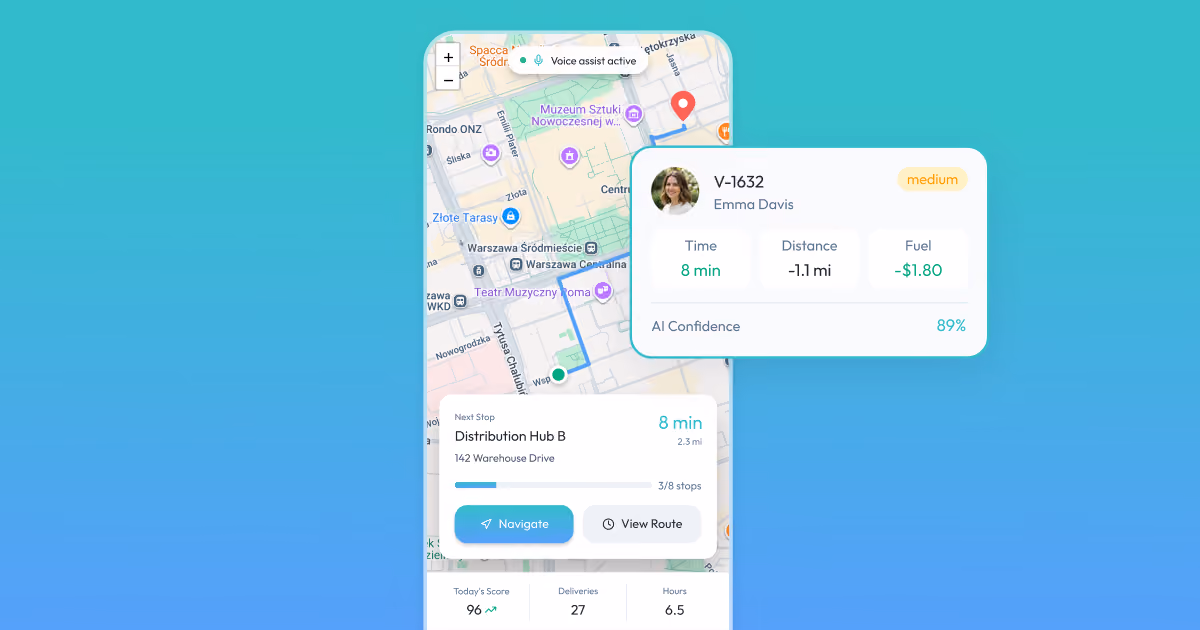AI logistics app