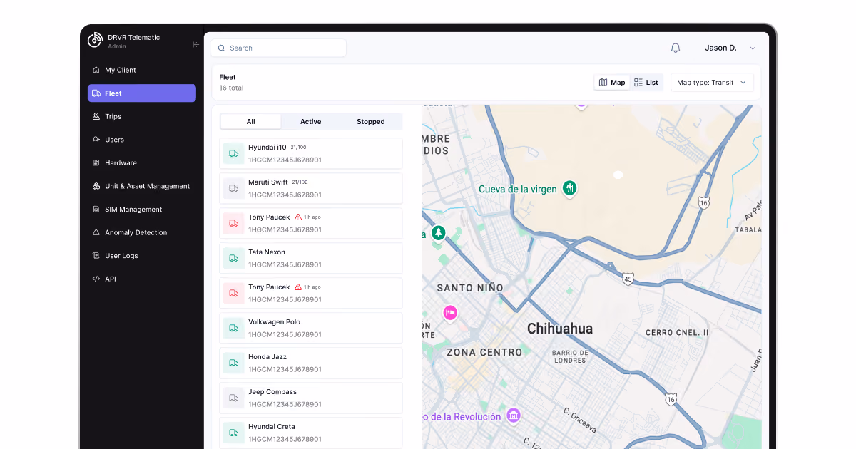 fleet telematics software