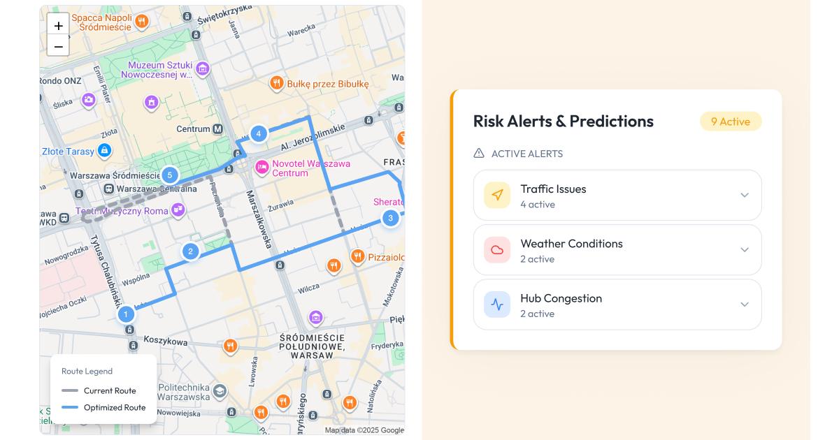 AI logistics management software
