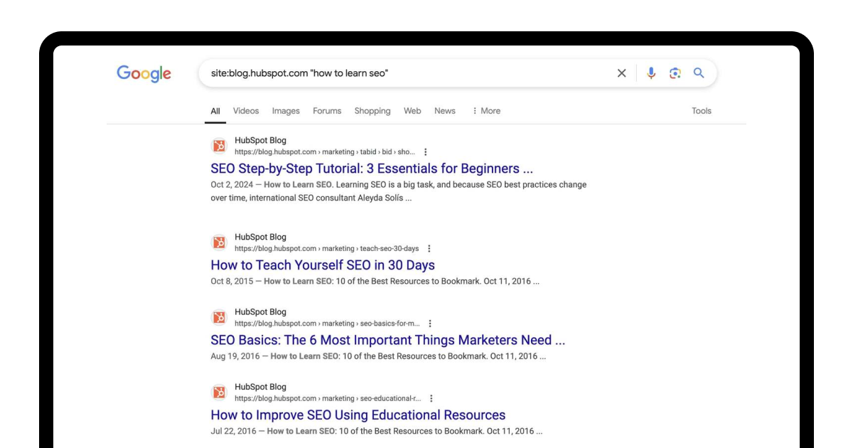 SEO strategy