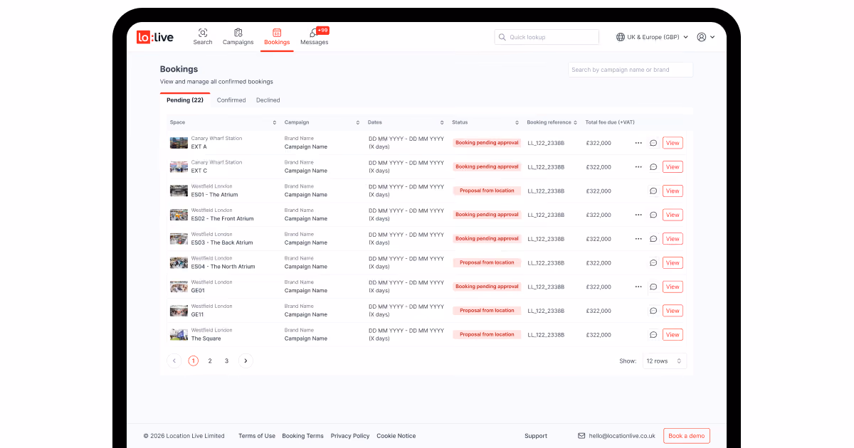 online venue booking platform