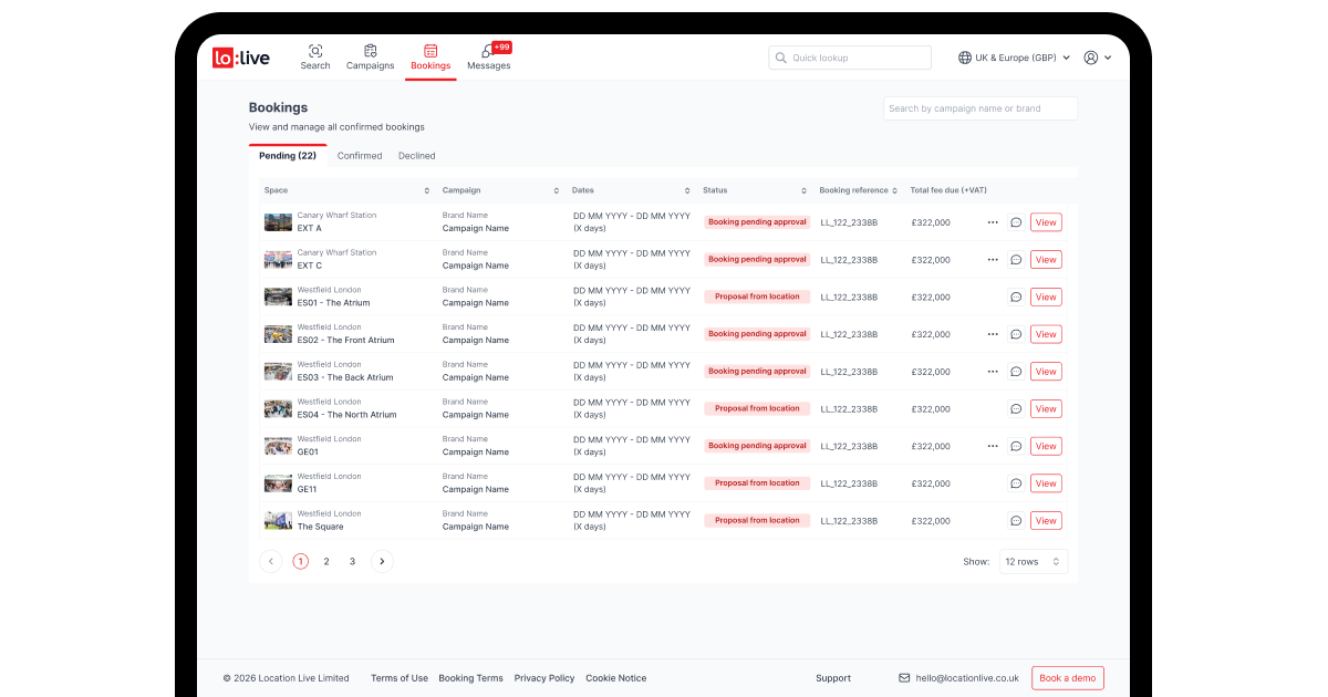 online venue booking platform