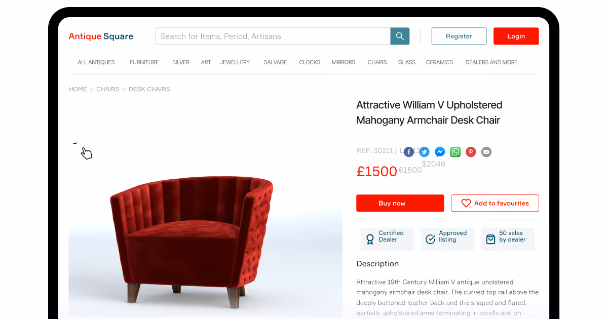 antique ecommerce marketplace
