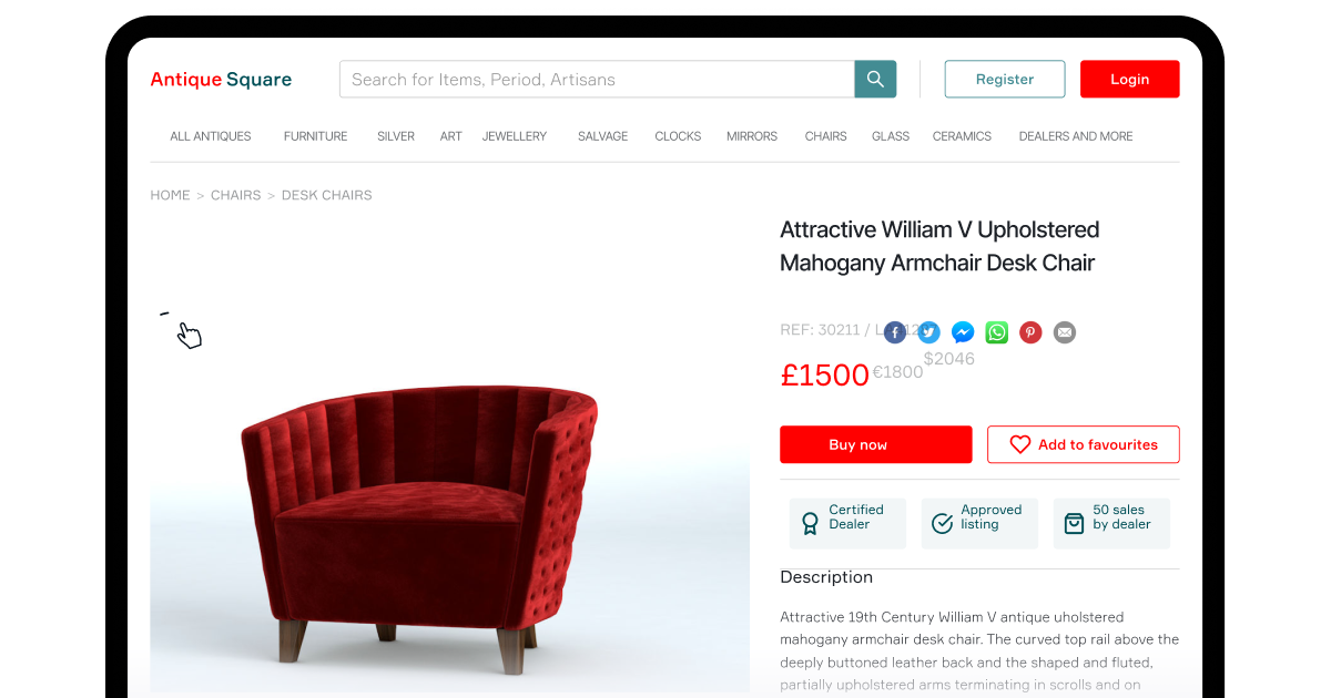 antique ecommerce marketplace