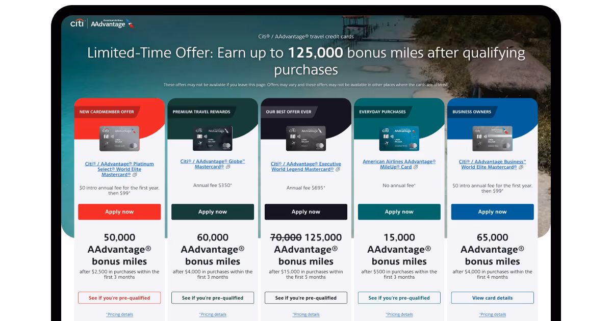 American Airlines AAdvantage reward program