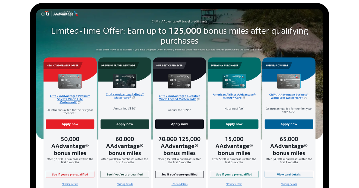 American Airlines AAdvantage reward program