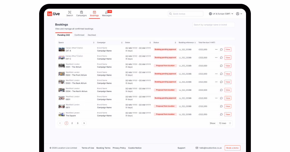 venue booking platform