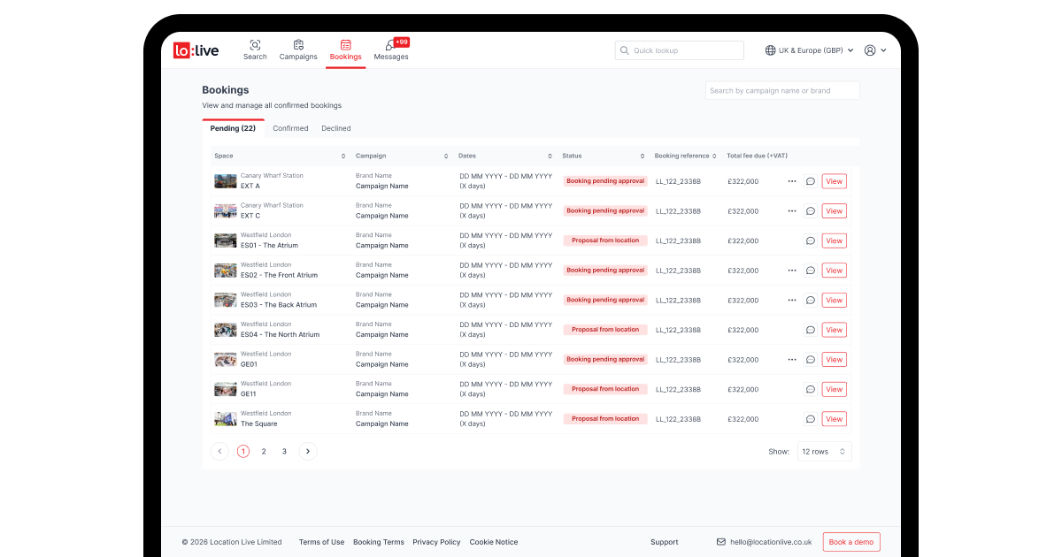 venue booking platform