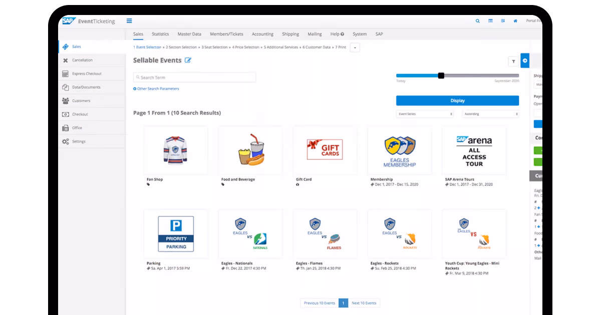 SAP Event Ticketing
