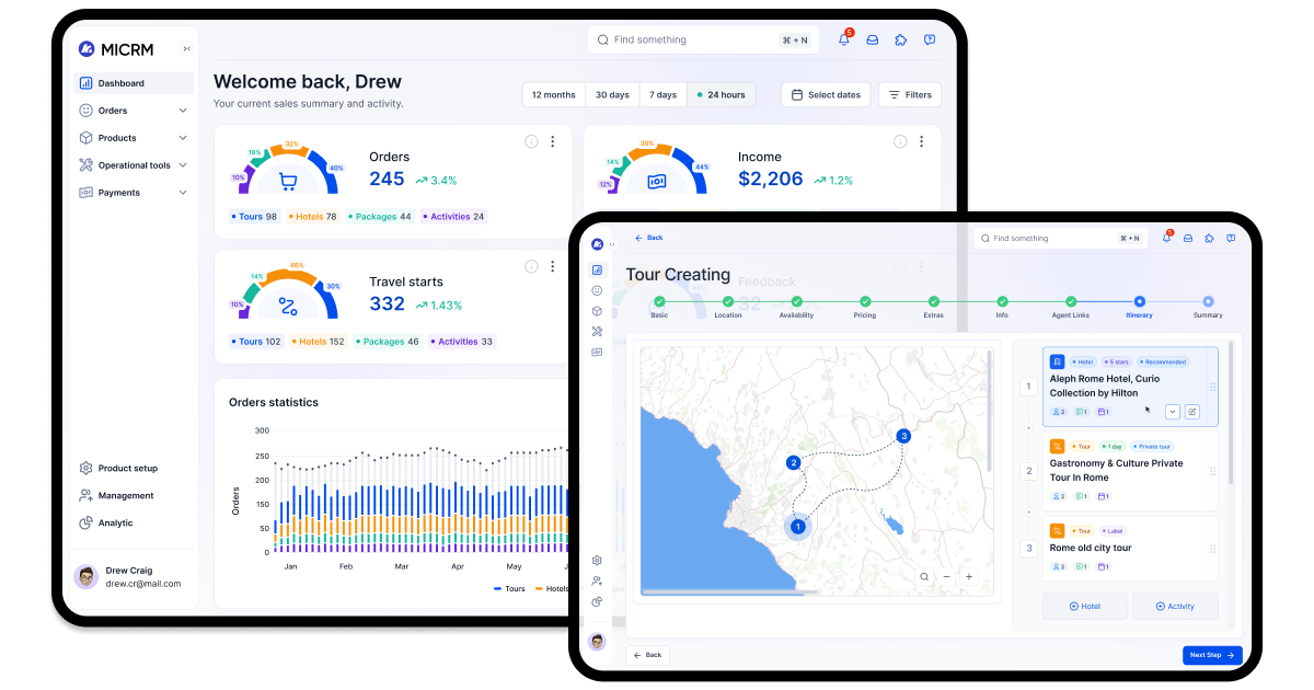 travel CRM software