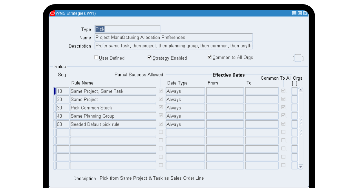 Oracle WMS Cloud 