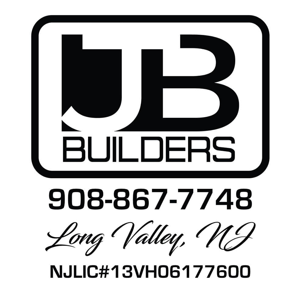 JB Builders logo with contact information for Long Valley, NJ business