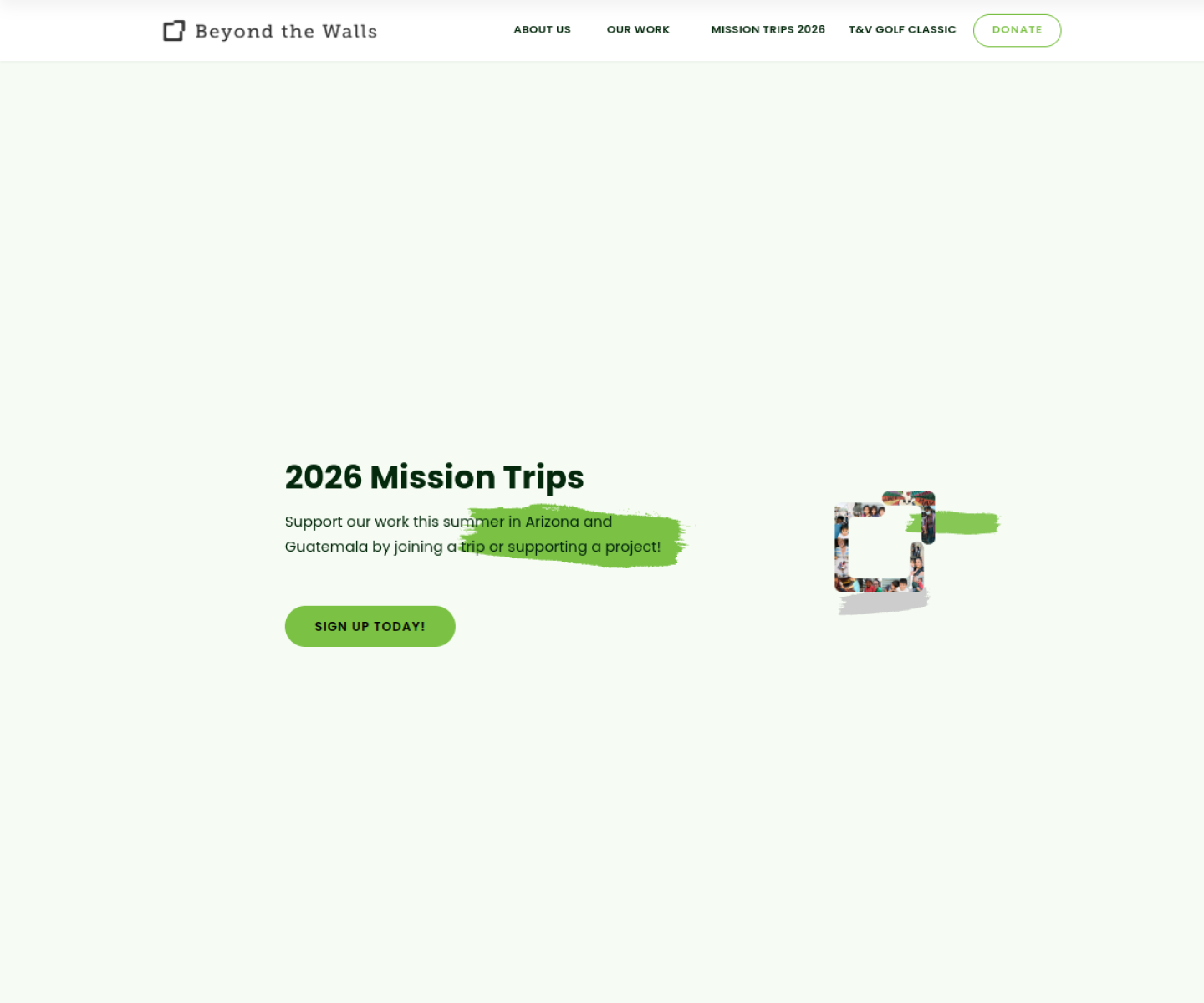 Beyond the Walls website by IseMedia
