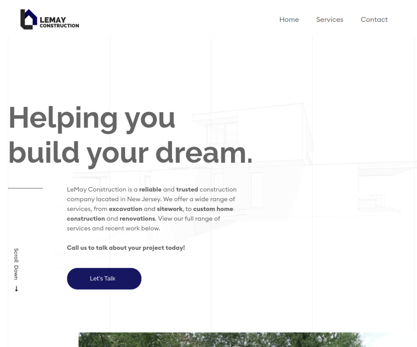 LeMay Construction website by IseMedia