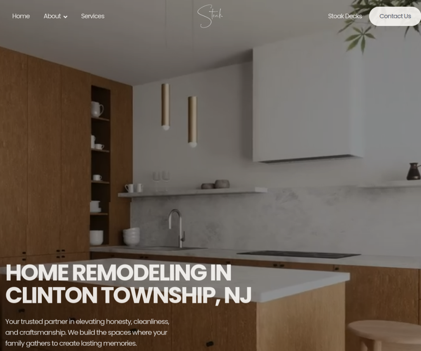 Stoak Renovations website by IseMedia