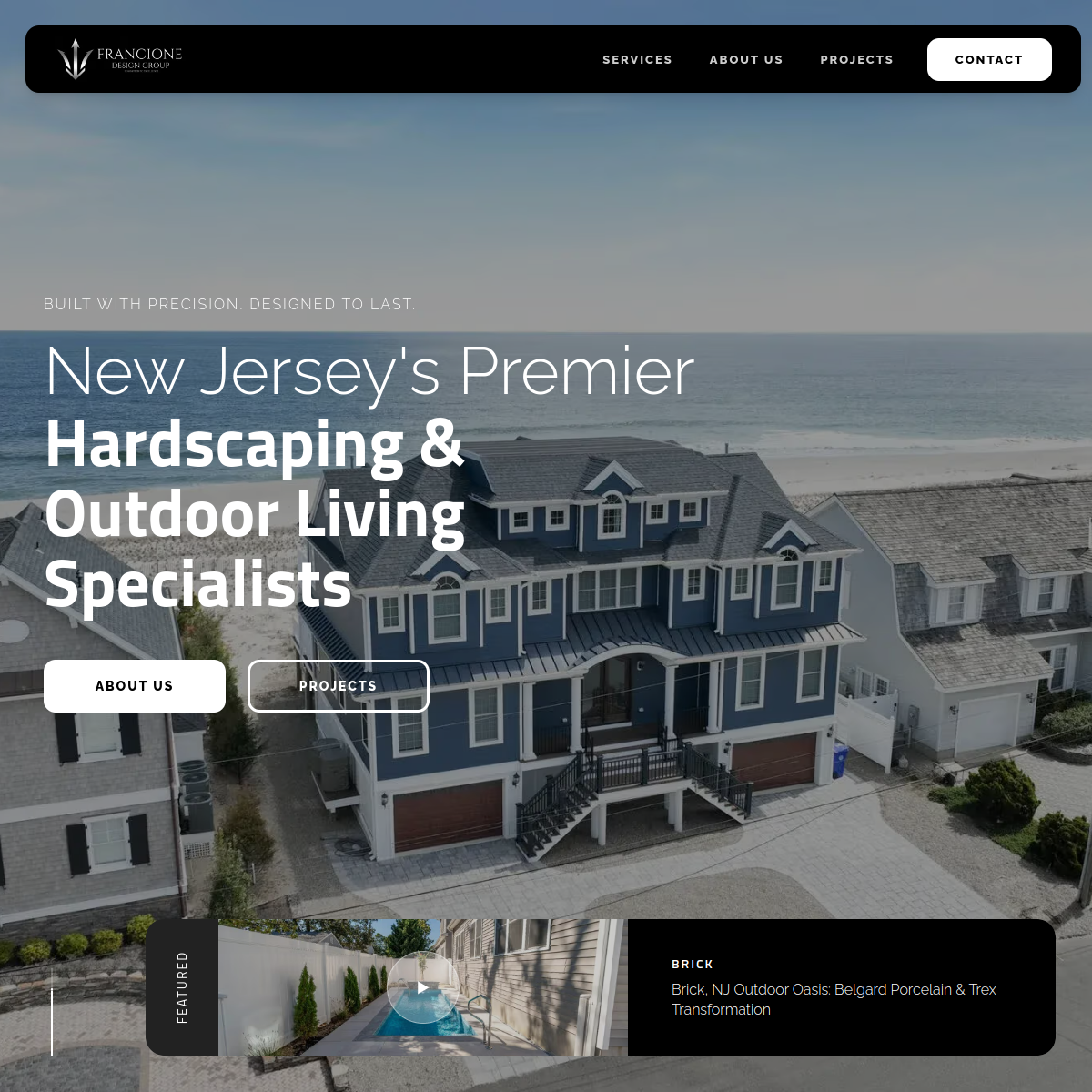 Francione Design Group website by IseMedia