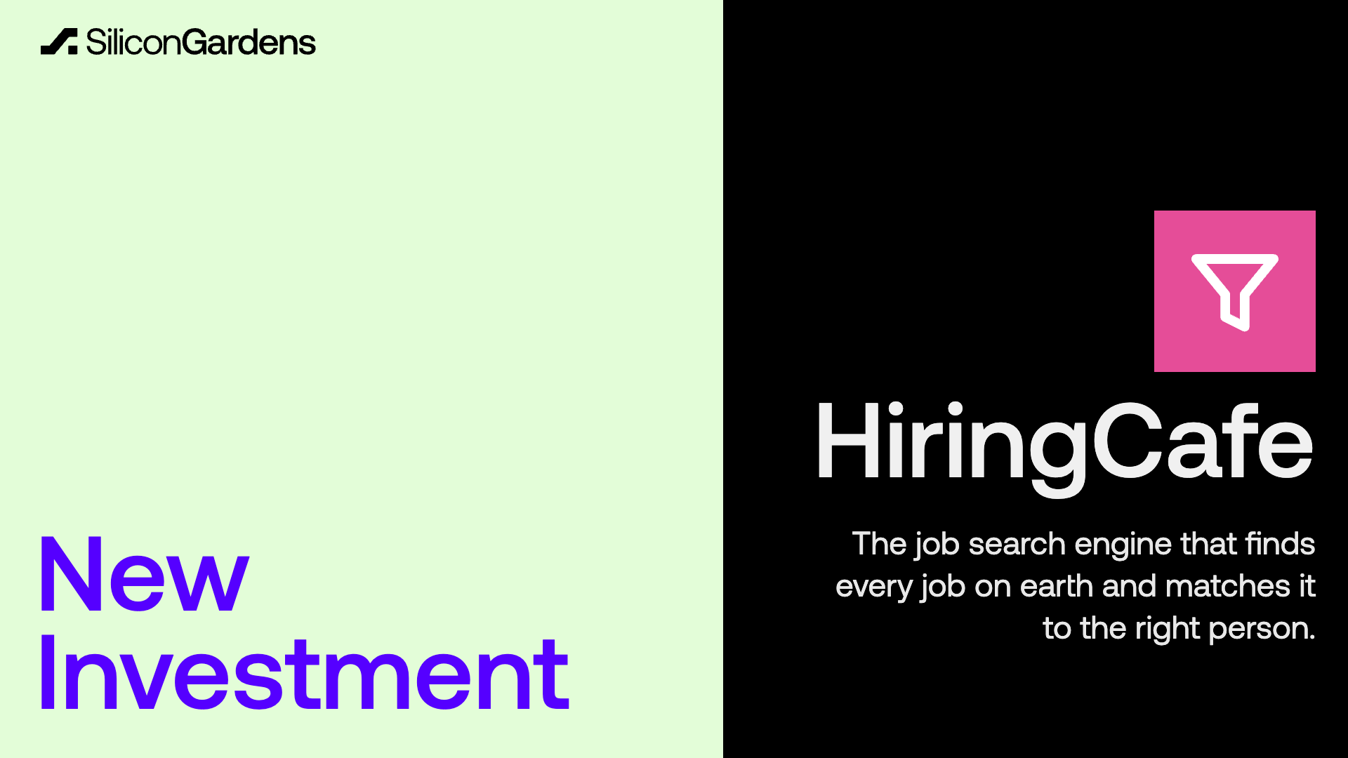 New Investment: HiringCafe - No Pay-to-Win in Job Search