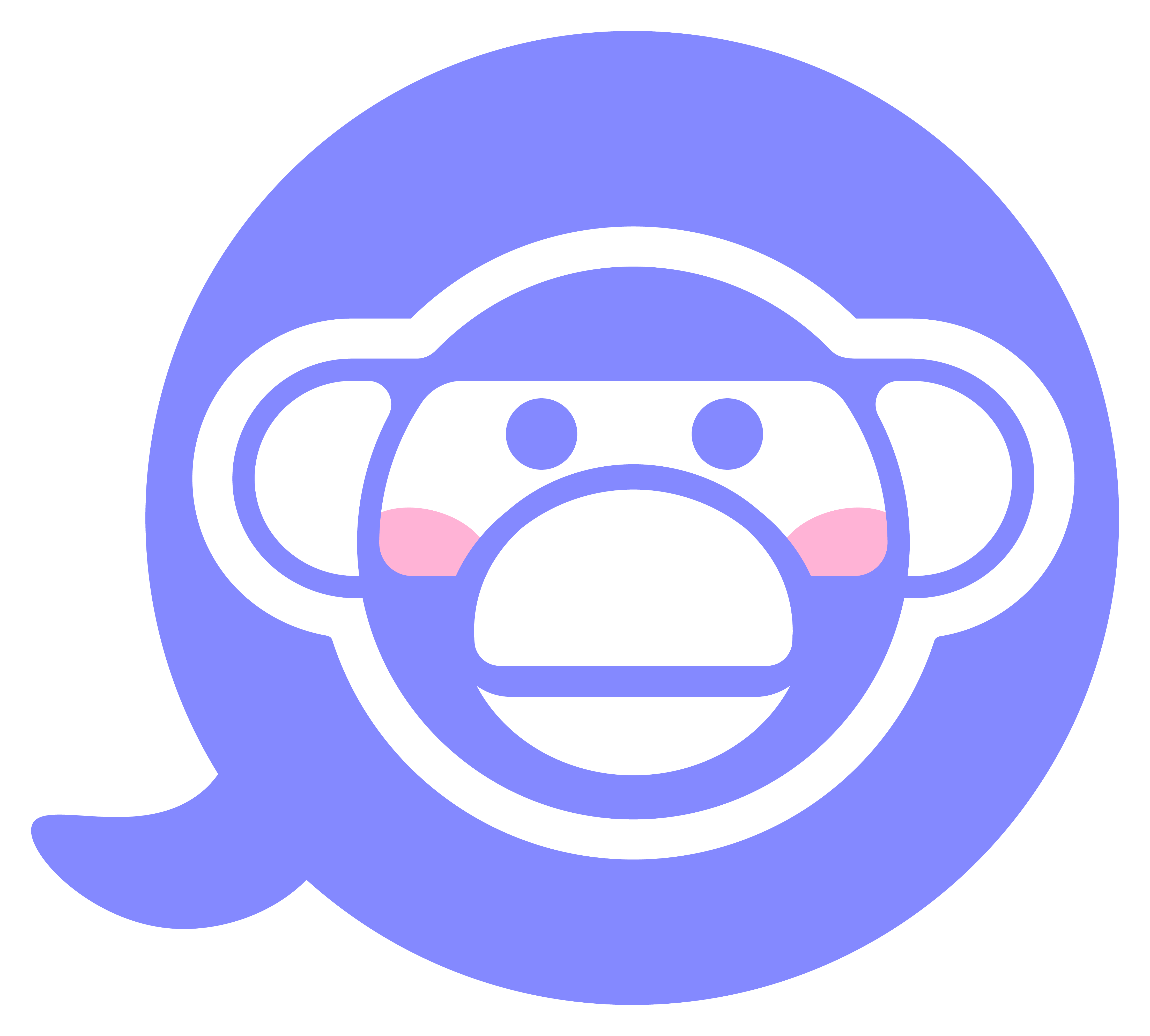 Graphic image of monkey head drawn in a speech bubble