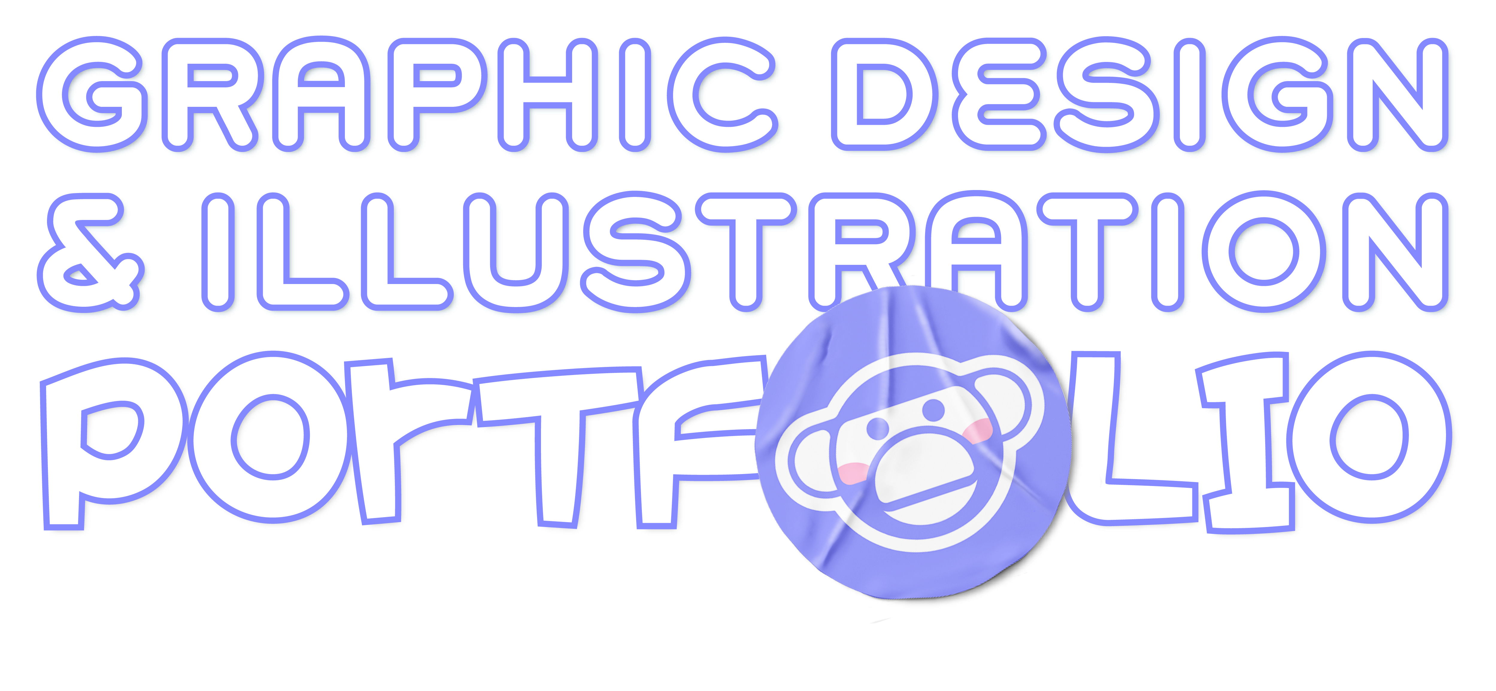 Graphical image of the page's title graphic design and illustration portfolio